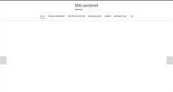 Desktop Screenshot of maisenteret.no